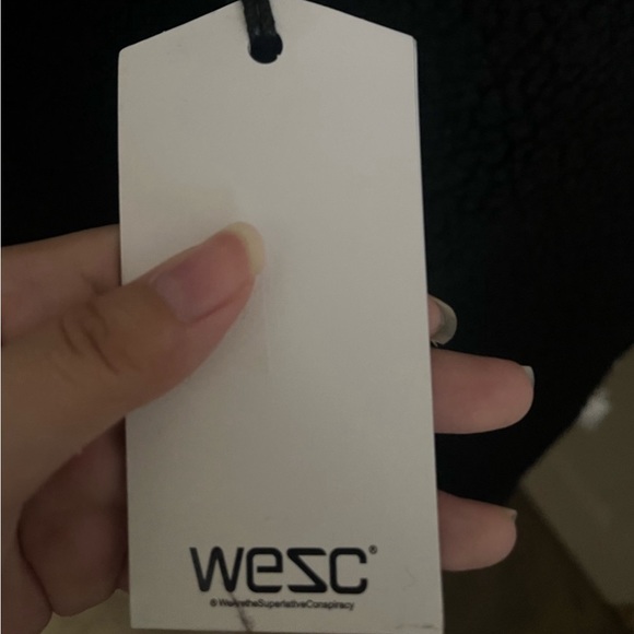 WESC Liam Shirt Jacket Grey Fleeced Lined Brand New - Picture 5 of 5